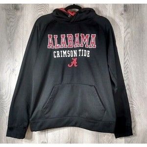 Alabama Crimson Tide Stadium Athletics Hoodie Unisex Adult Size Large Black
